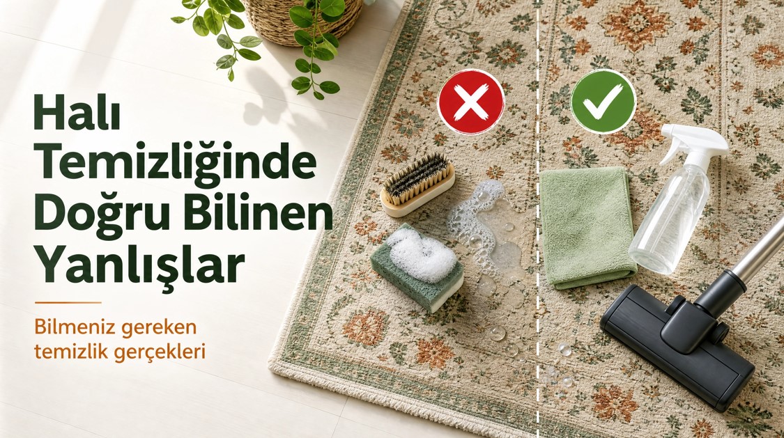 Halı Temizliğinde Doğru Bilinen Yanlışlar