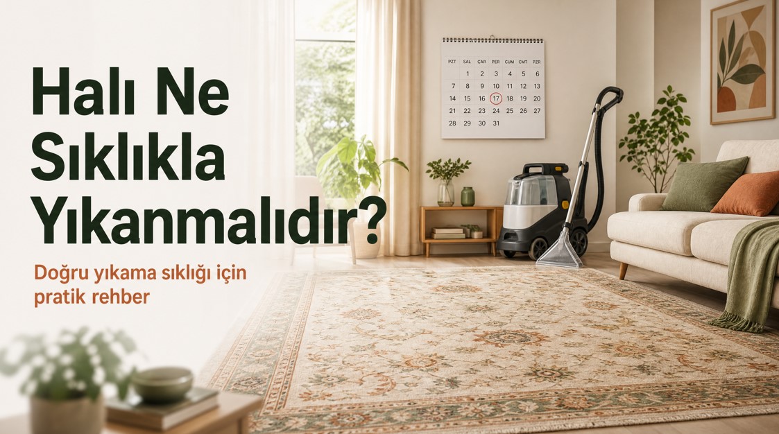 Halı Ne Sıklıkla Yıkanmalıdır?